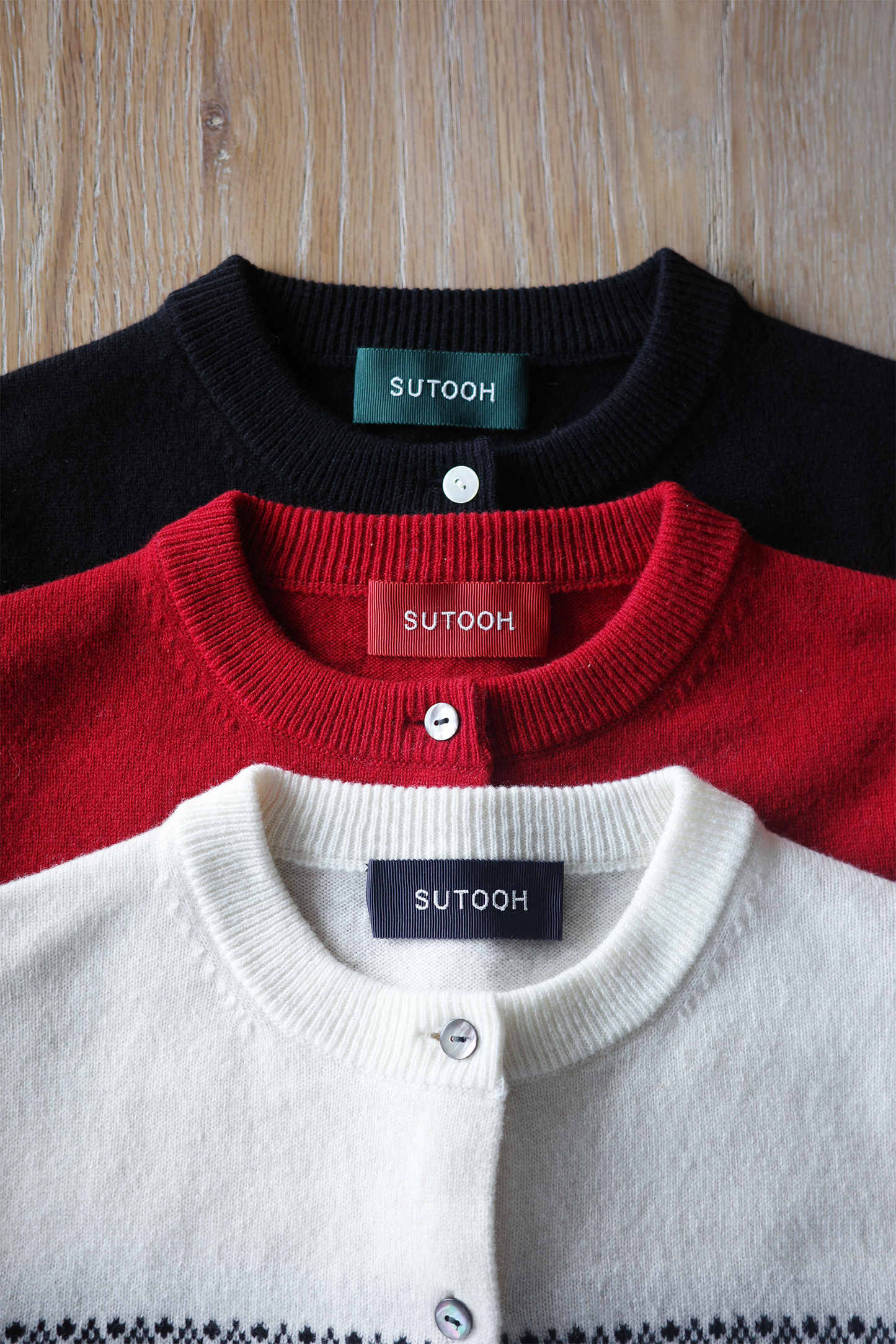 Wool Jacquard Cardigan