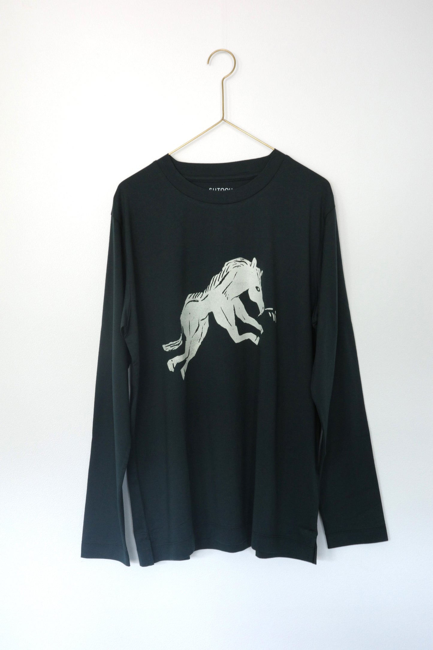 Horse Printed Jersey Long Sleeve
