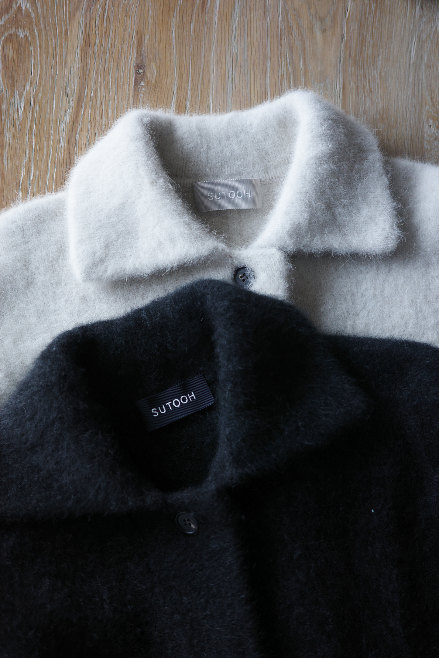 《 予約 》Blue Fox Wool Knitted Coat
