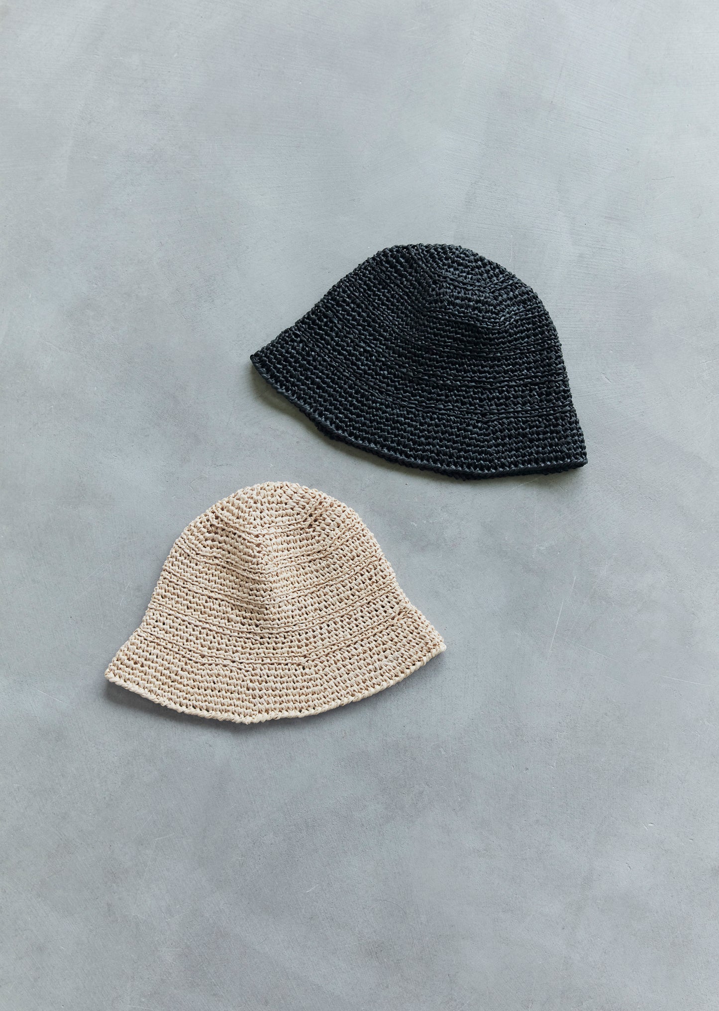 《 予約 》Hand Knit Paper Linen Hat