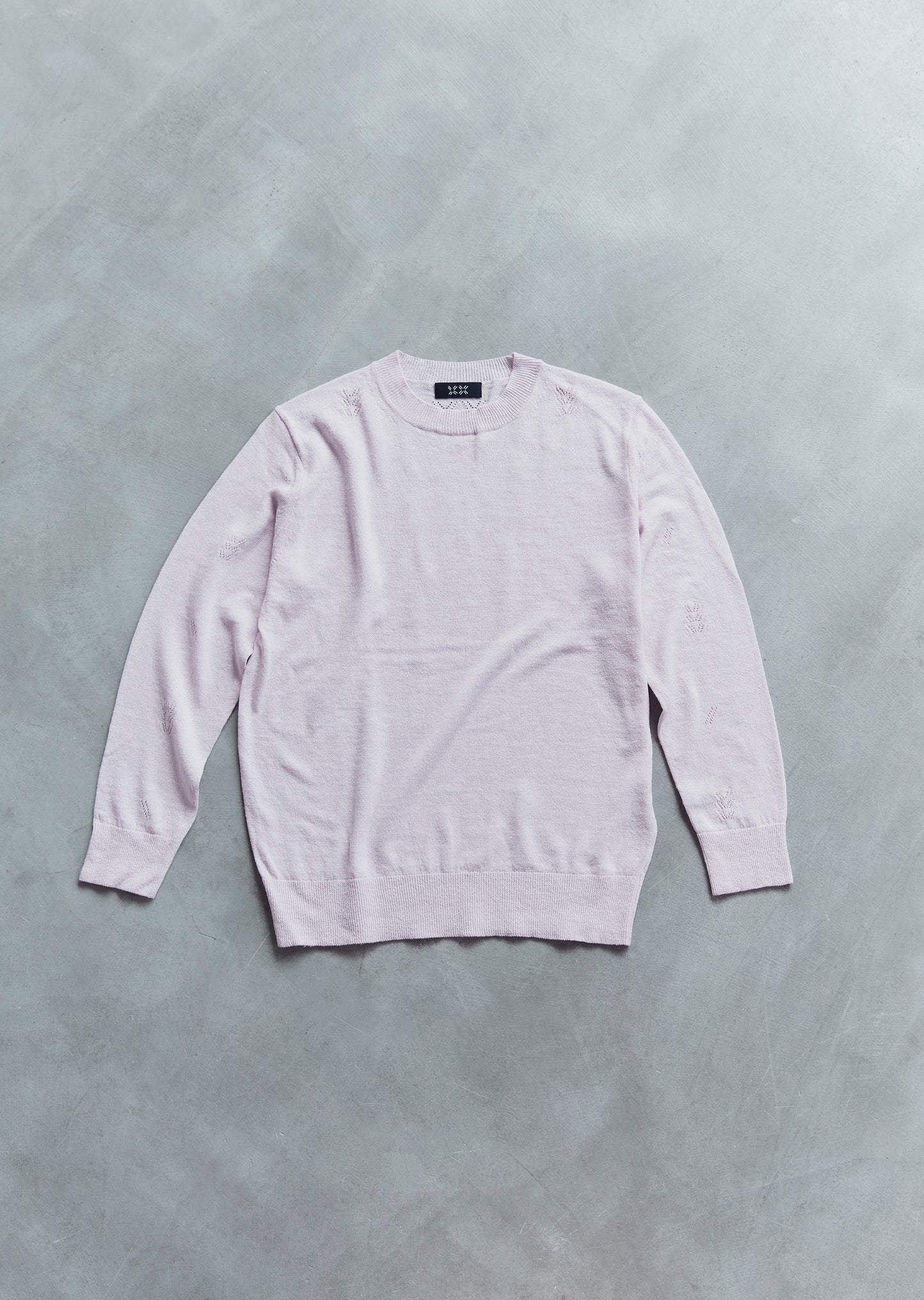 Linen Silk Leaf Sweater