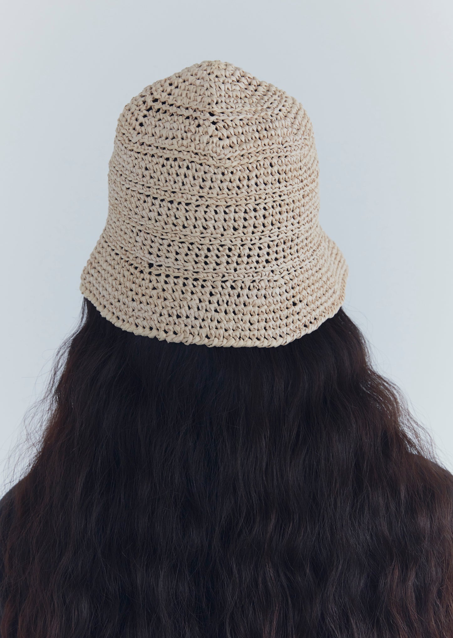 《 予約 》Hand Knit Paper Linen Hat