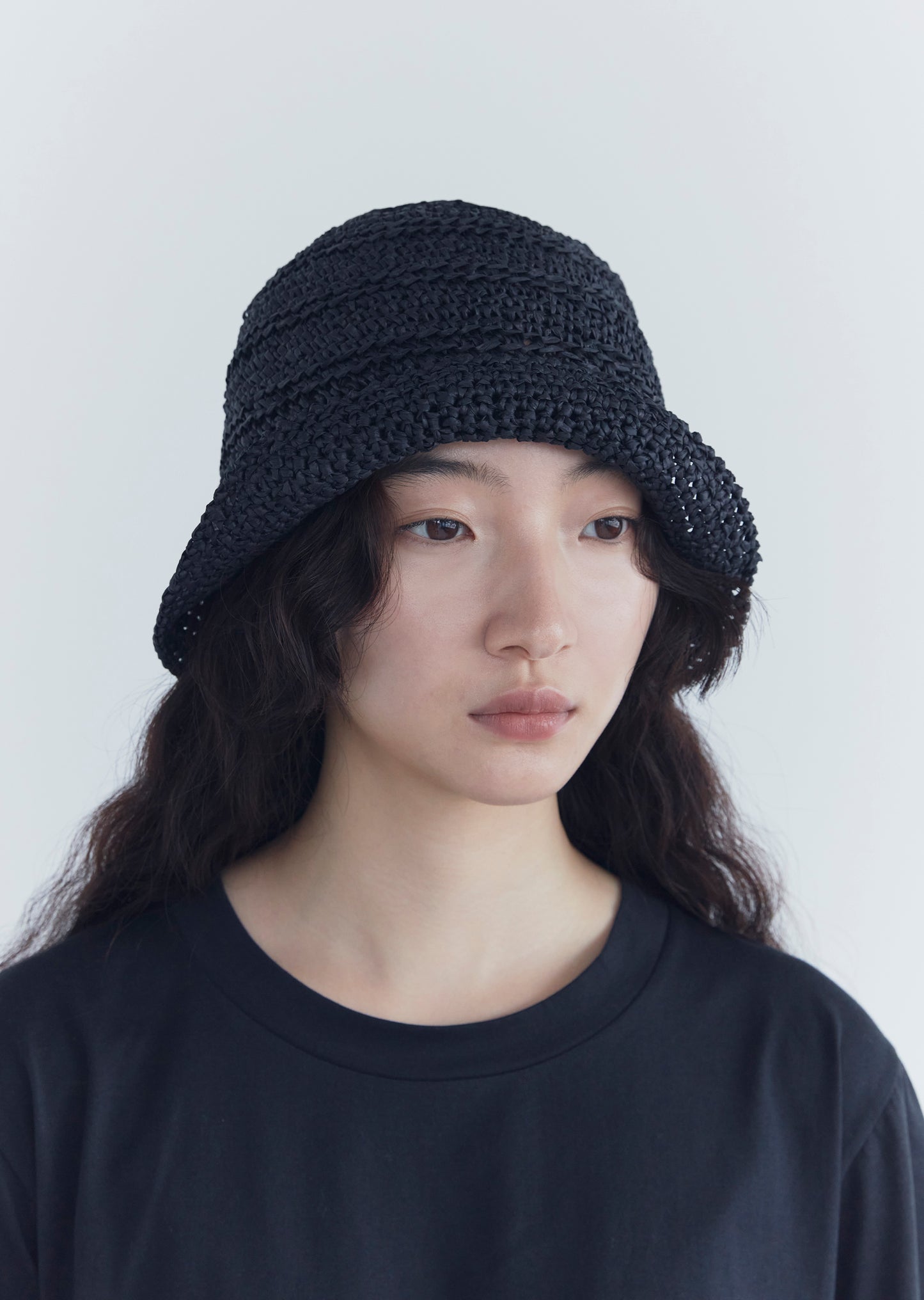 《 予約 》Hand Knit Paper Linen Hat