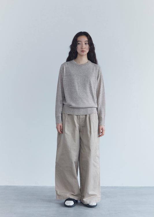 Linen Silk Leaf Sweater