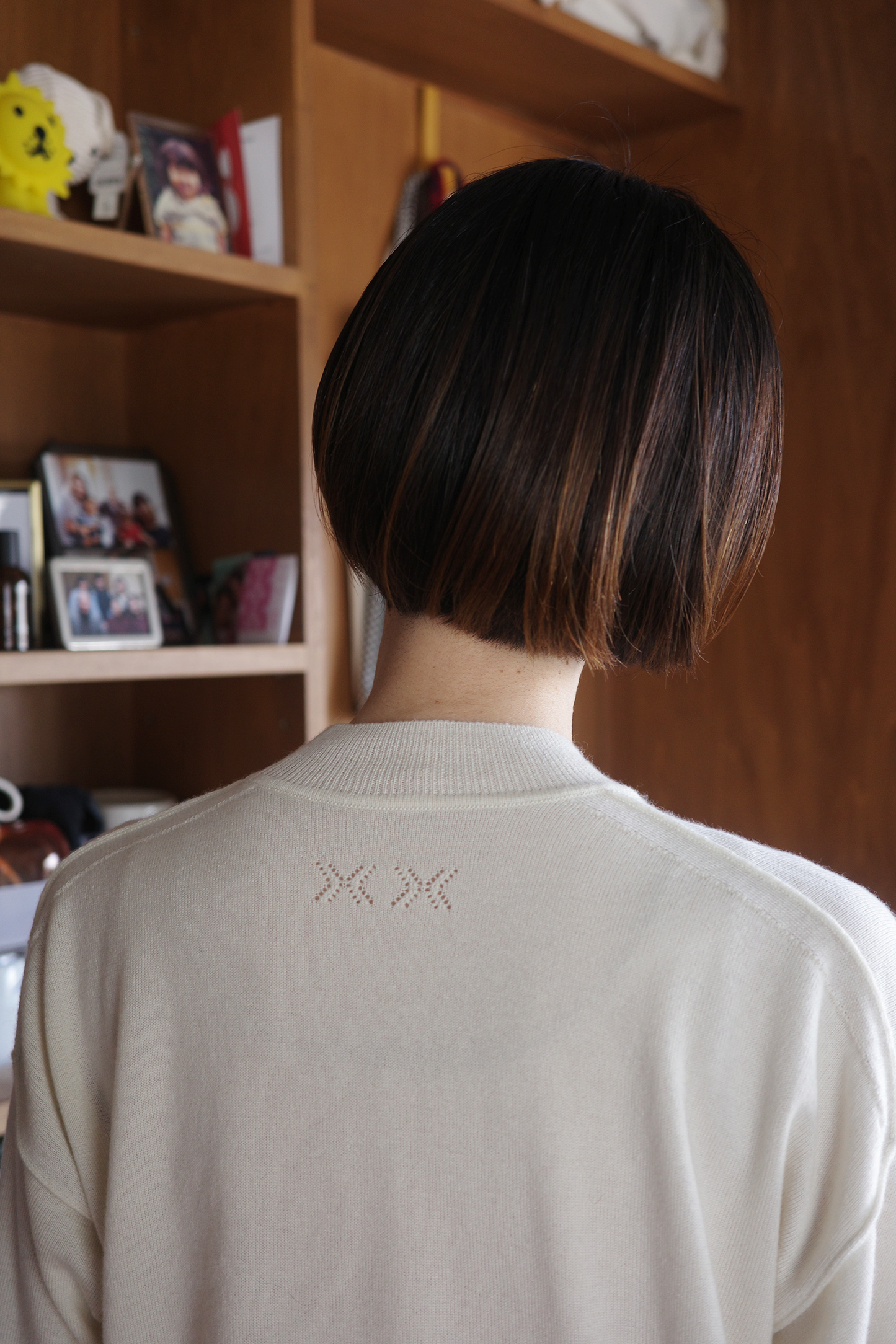 Cashmere Silk Mock Neck Sweater