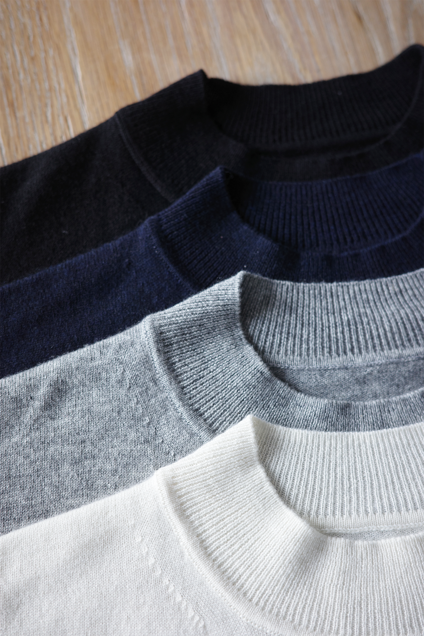 Cashmere Silk Mock Neck Sweater