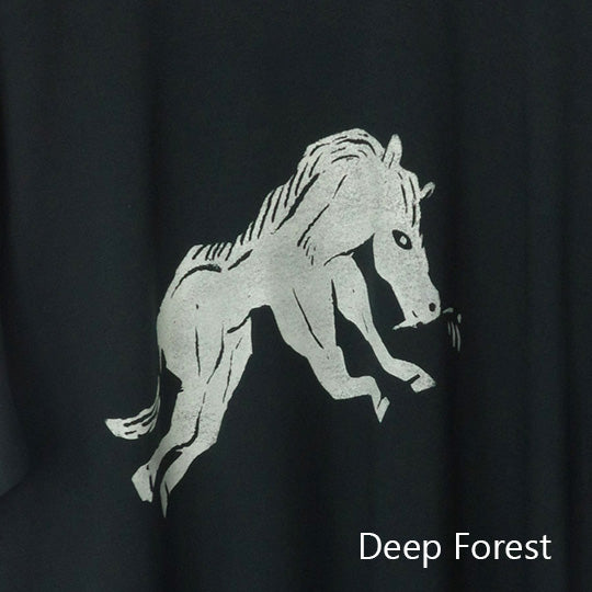 Horse Printed Jersey Long Sleeve