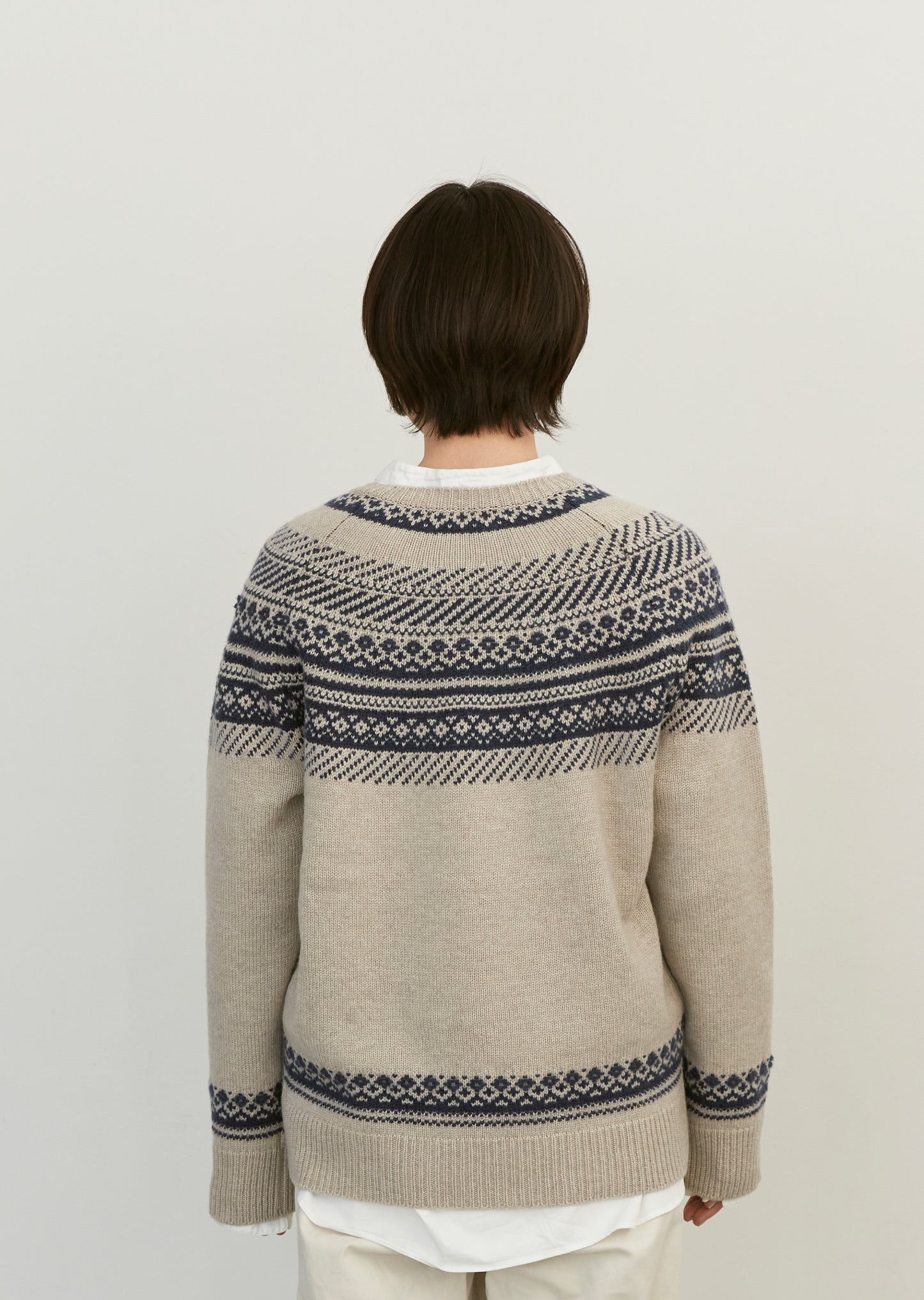 Wool Cashmere Silk Circular Knit