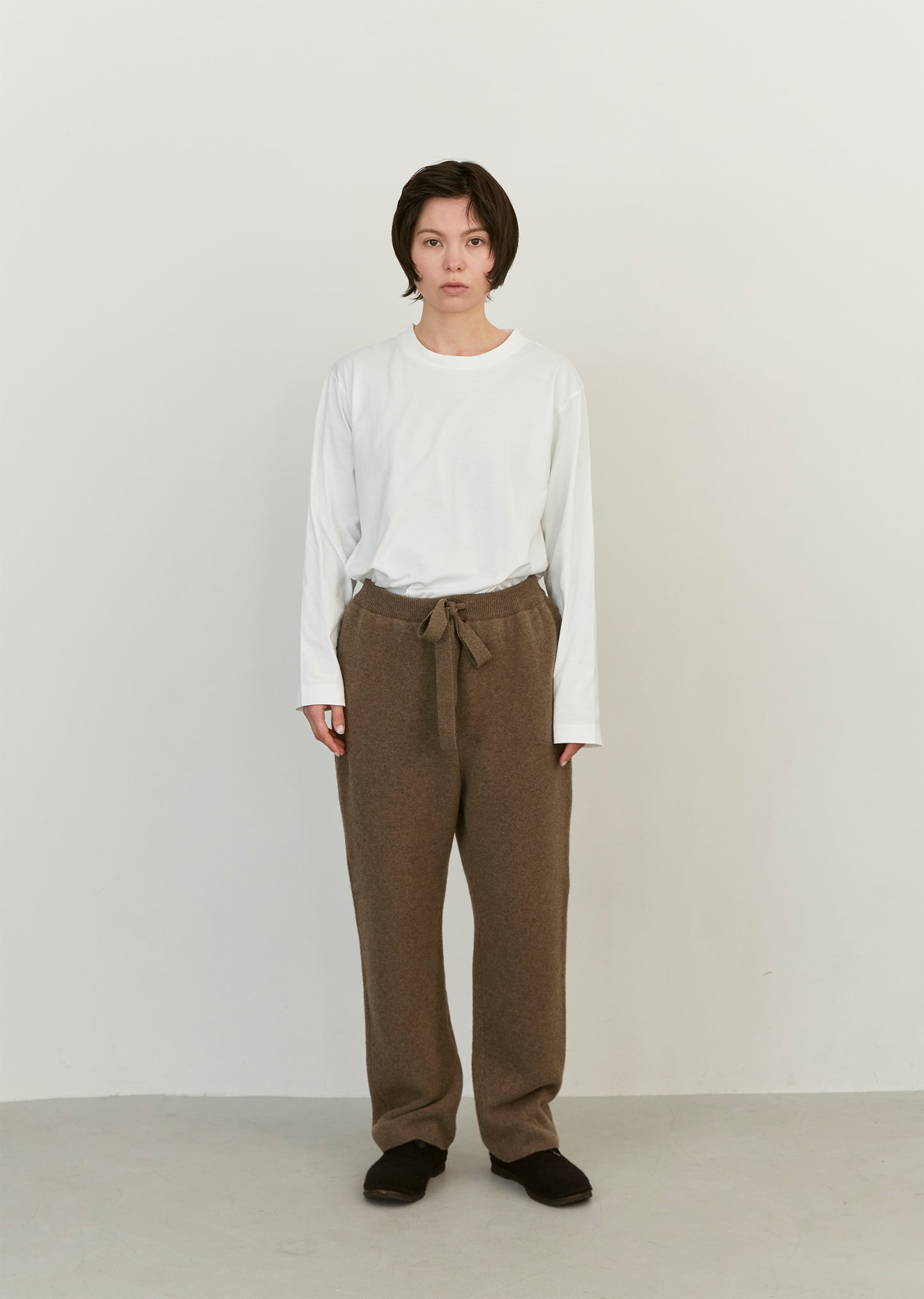 Wool Pile Trousers