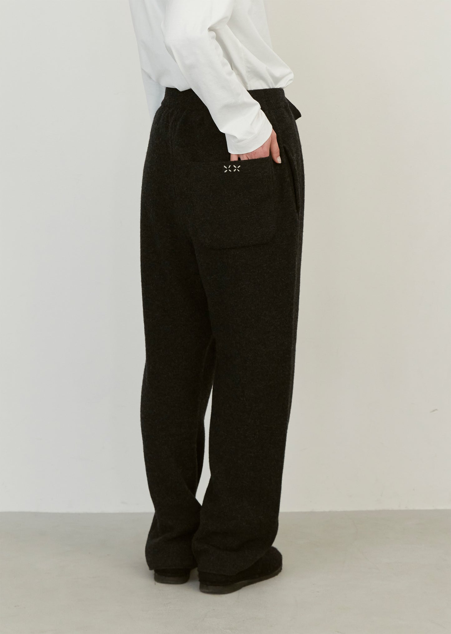 Wool Pile Trousers