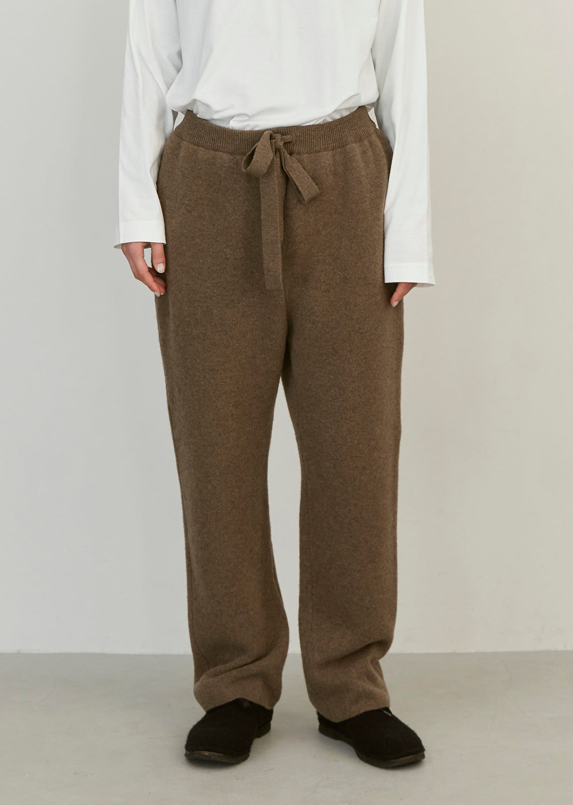 Wool Pile Trousers