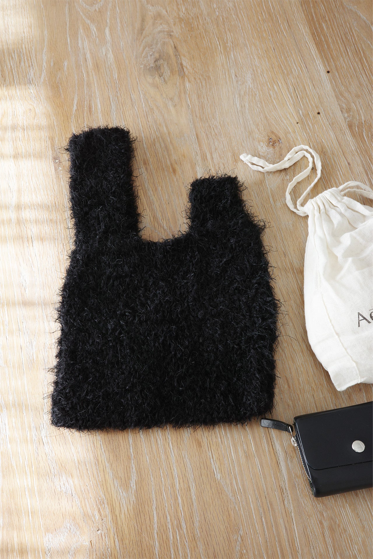 《 家庭機編み 》Moke Moke Bag Small