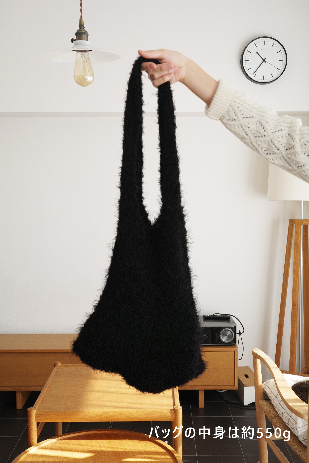 《 家庭機編み 》Moke Moke Bag Large