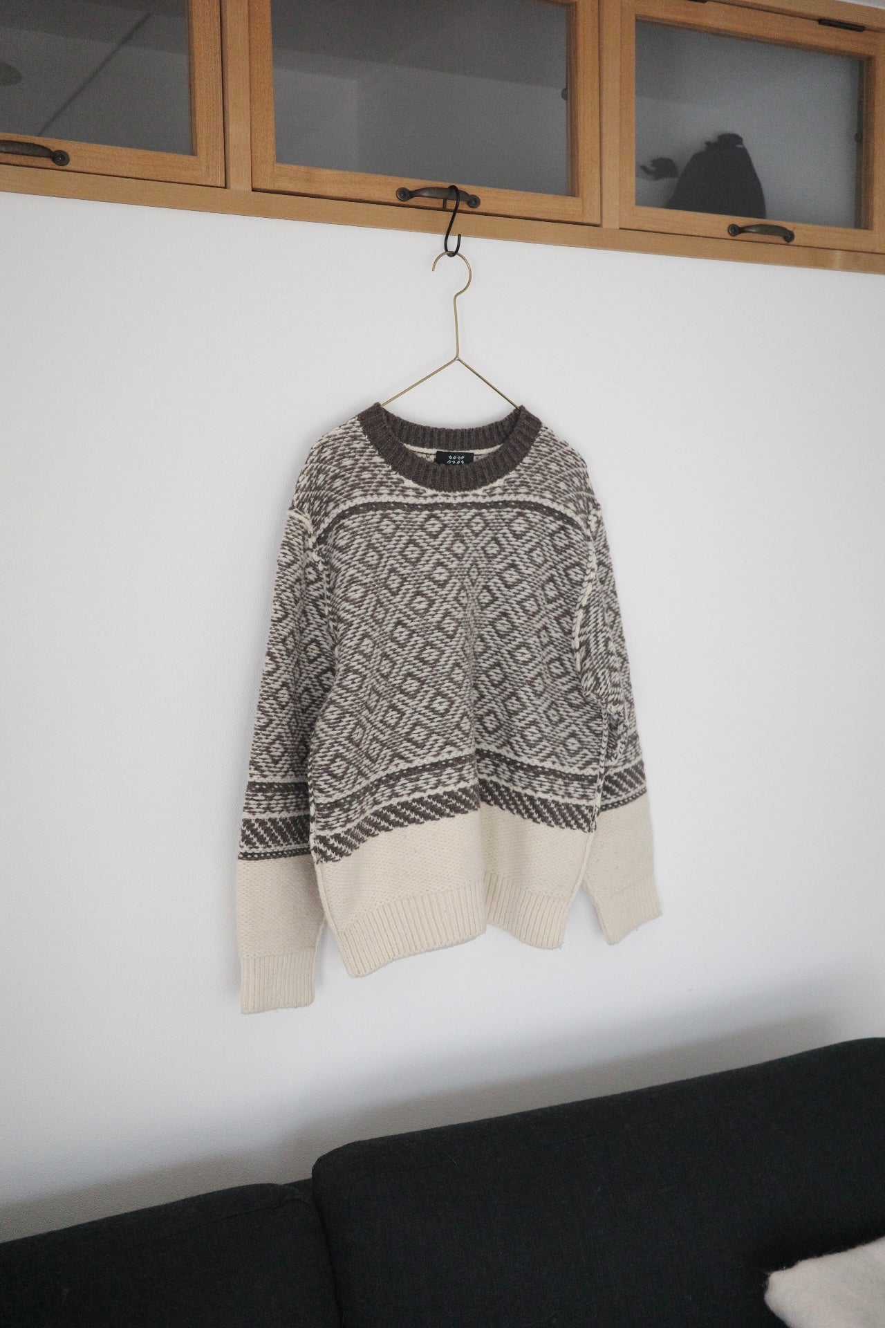Wool Cashmere Jacquard Knit