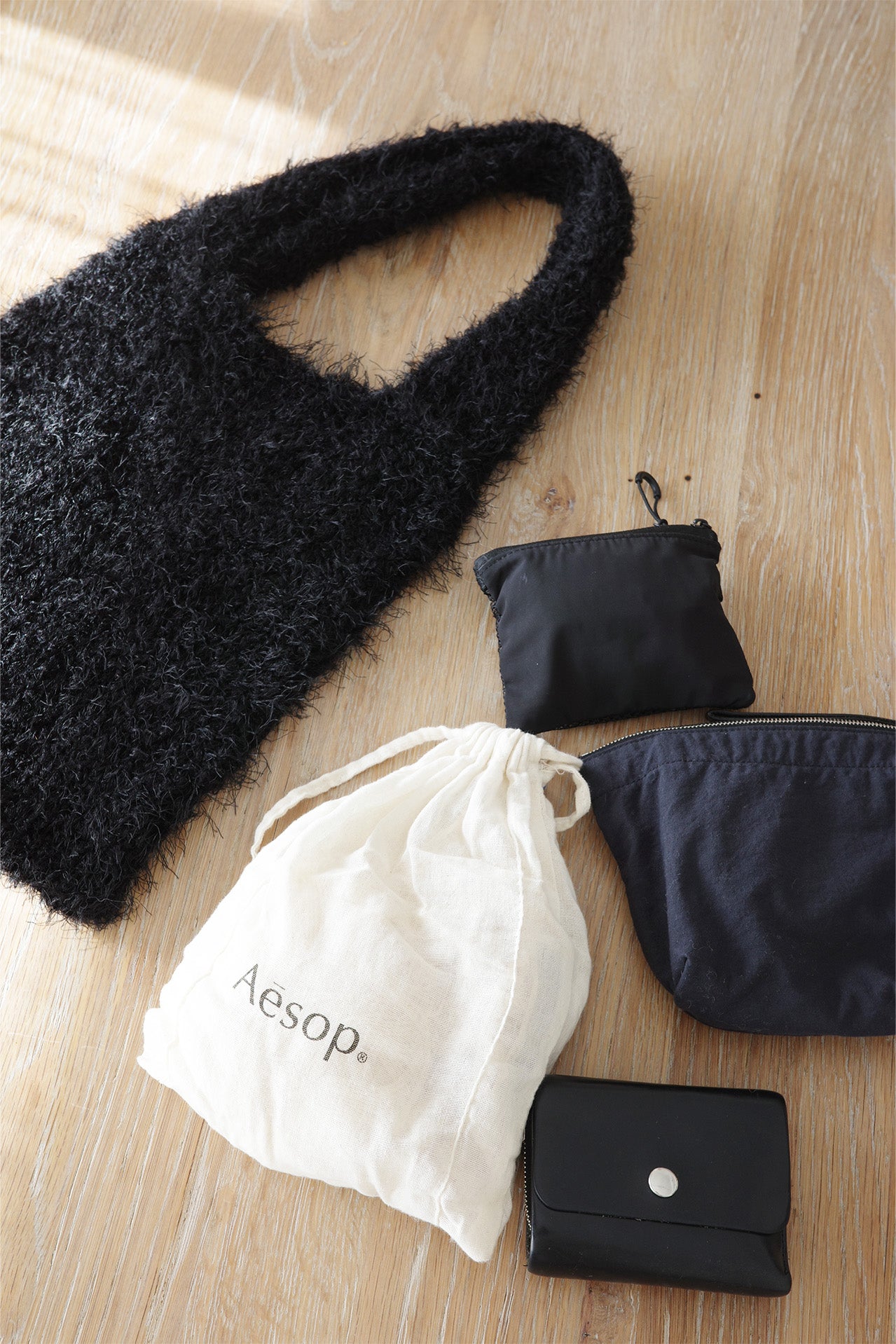 《 家庭機編み 》Moke Moke Bag Large