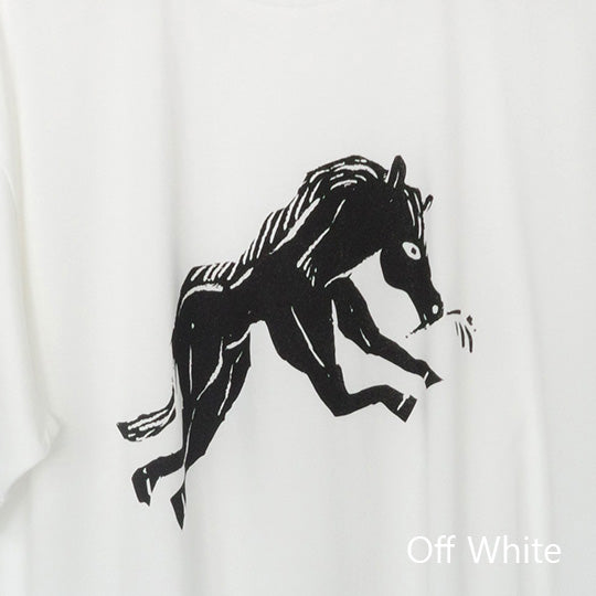 Horse Printed Jersey T-Shirts