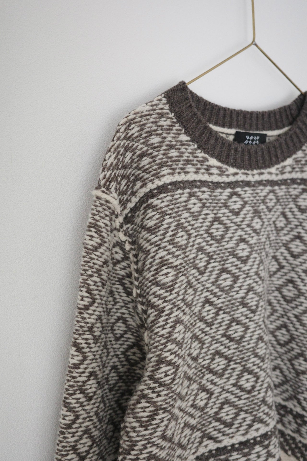 Wool Cashmere Jacquard Knit