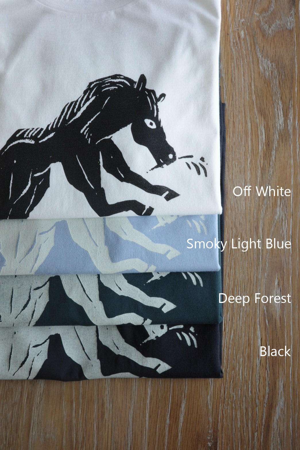 Horse Printed Jersey T-Shirts