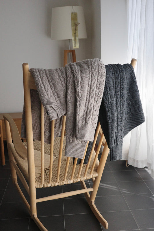 Lambs Wool Cable Knit