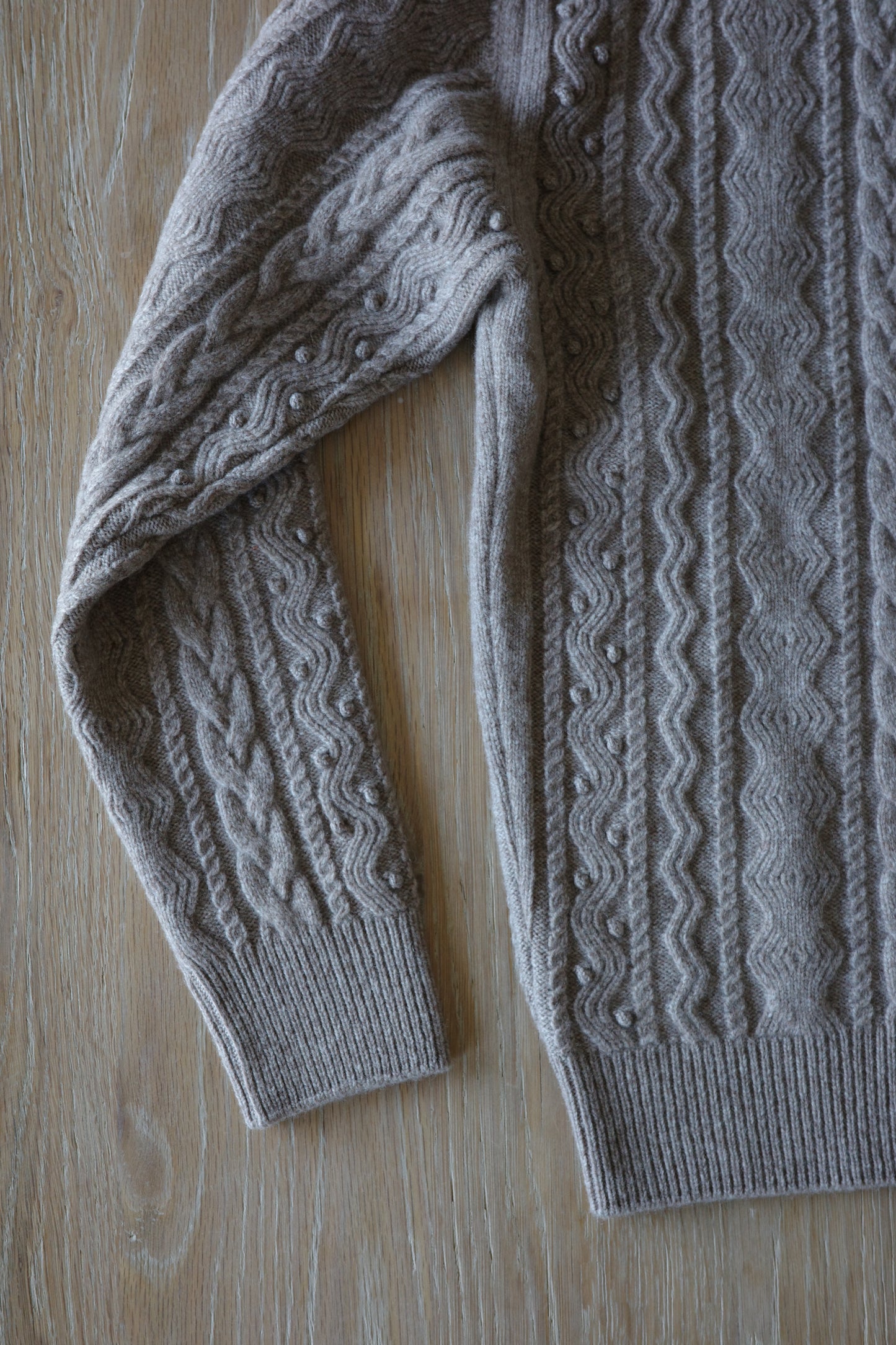 Lambs Wool Cable Knit