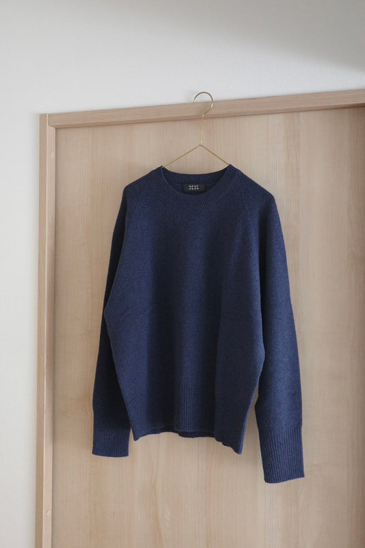 Wool Cashmere Silk Crew Neck