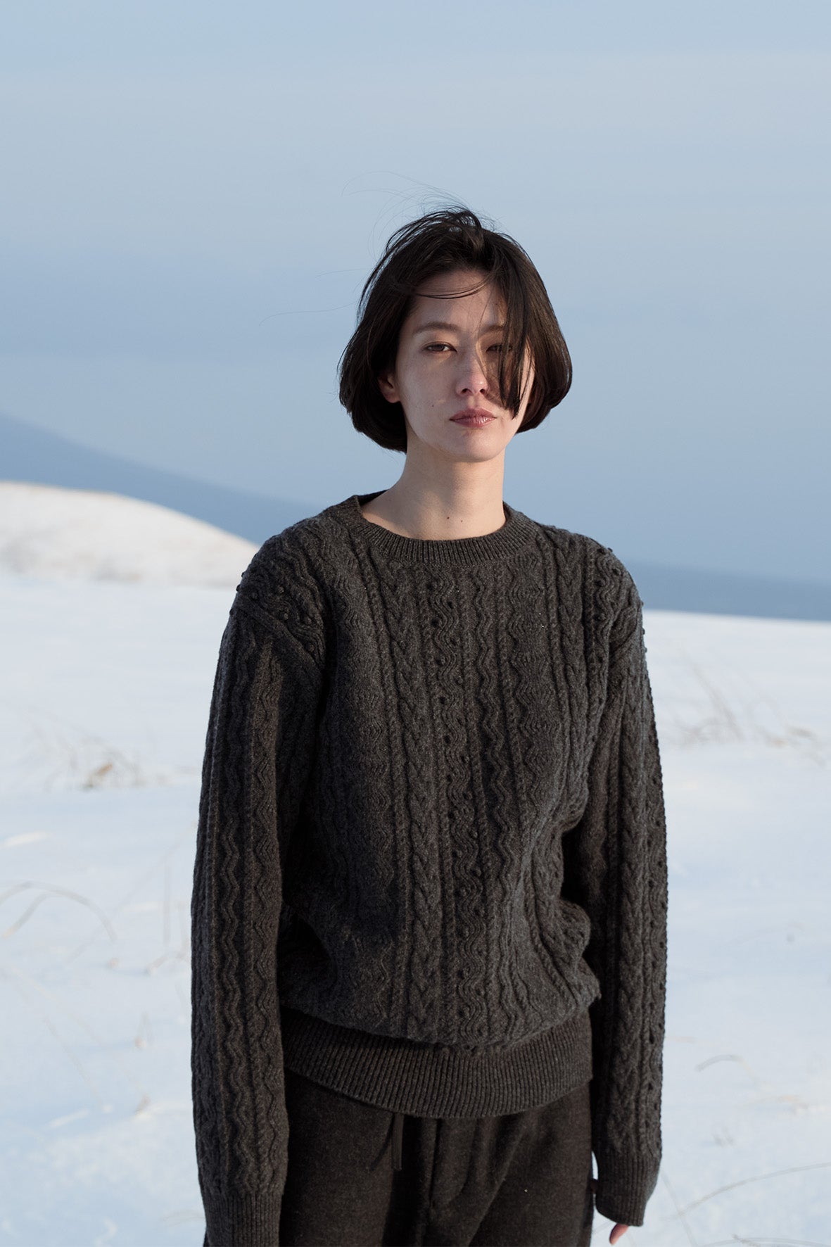 Lambs Wool Cable Knit