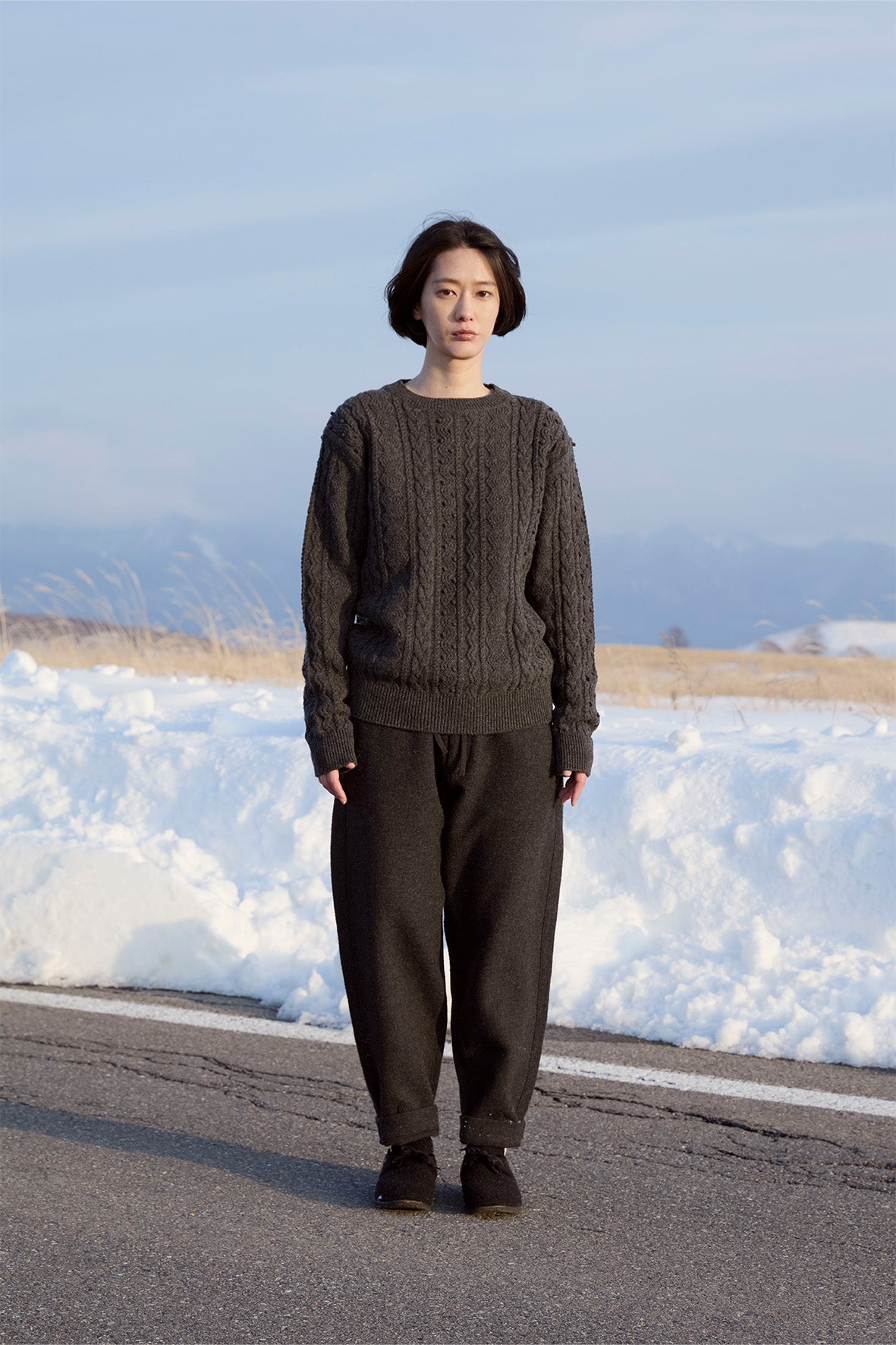 Lambs Wool Cable Knit