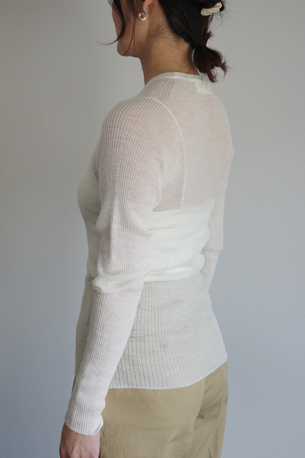 《 予約 》Extra Fine Wool Rib Knit