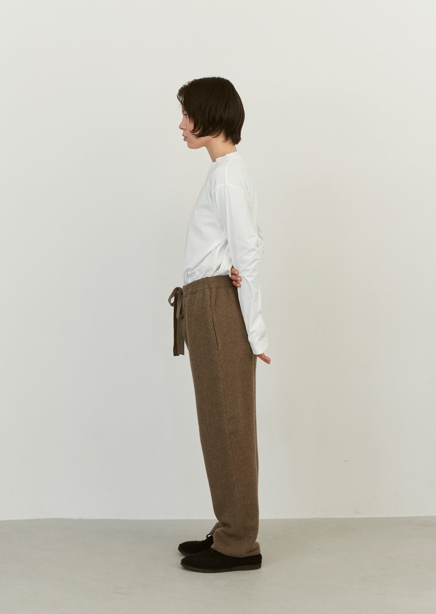 Wool Pile Trousers
